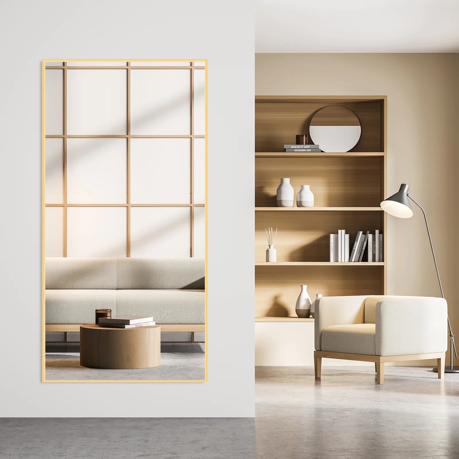 Elevate Your Space with the Elegant 71"x26" Arched Gold Full Length Mirror - Perfect for Any Room!